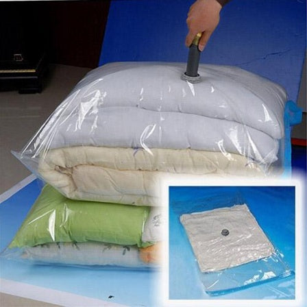 Hot Vacuum Bag Storage Bag Transparent Border Foldable Extra Large Compressed Organizer Saving Space Seal Bags Organizer