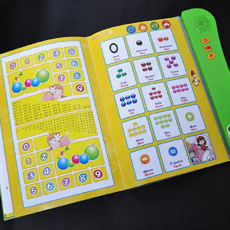 Intellectual learning book for kids with sound