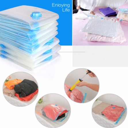 Hot Vacuum Bag Storage Bag Transparent Border Foldable Extra Large Compressed Organizer Saving Space Seal Bags Organizer