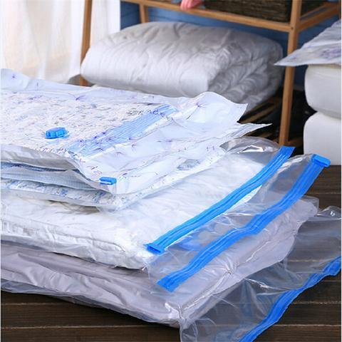 Hot Vacuum Bag Storage Bag Transparent Border Foldable Extra Large Compressed Organizer Saving Space Seal Bags Organizer