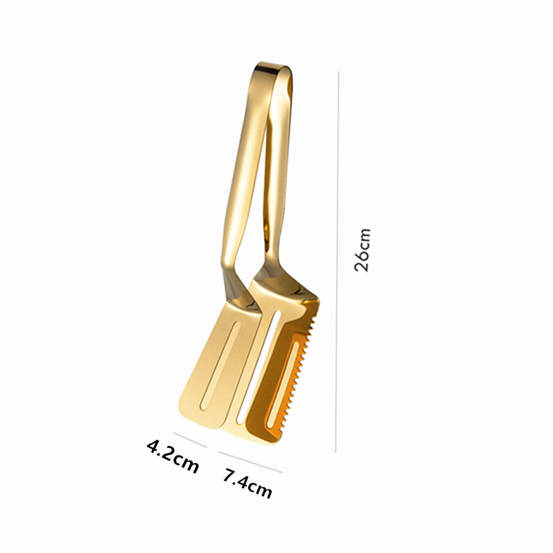 Golden Tongs for Food