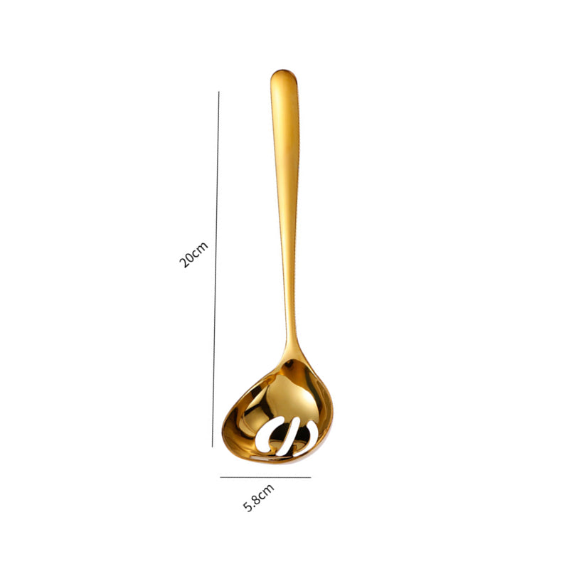 Golden Tongs for Food