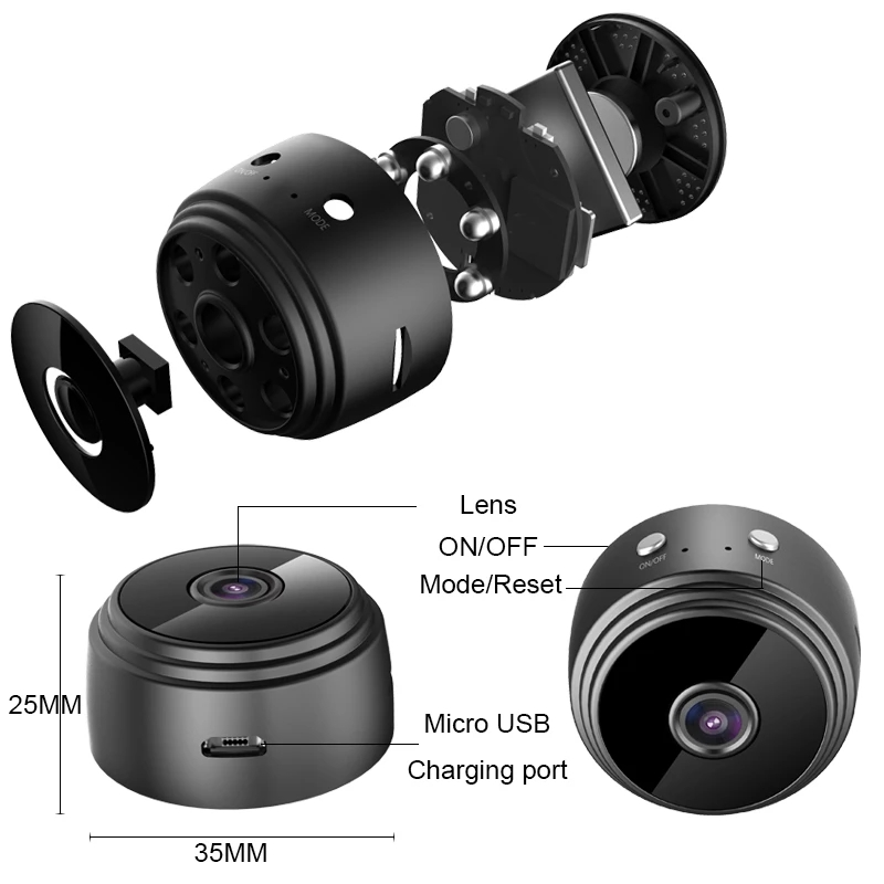 PORTABLE WIRELESS SECURITY CAMERA