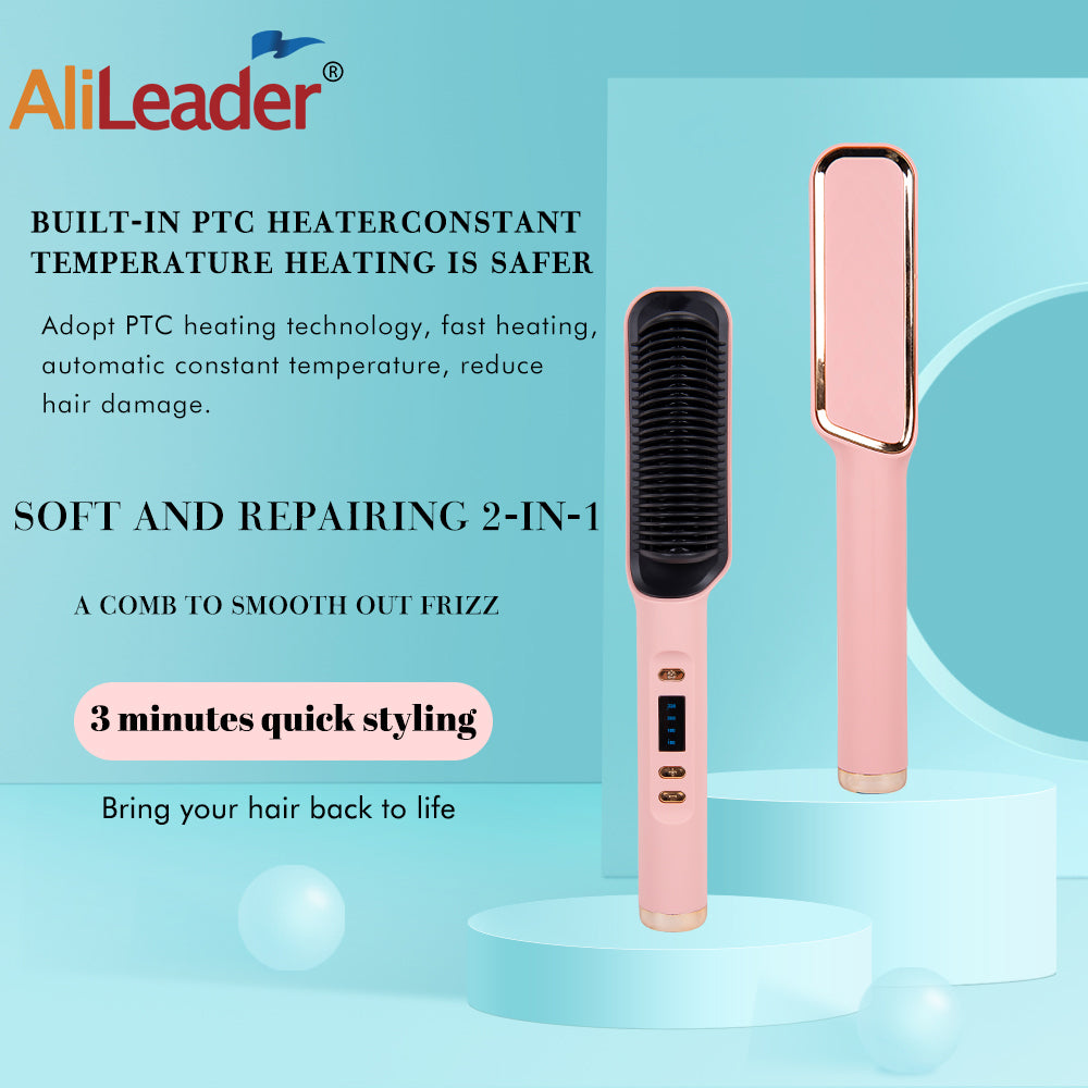 Hair Straightener Brush/Comb