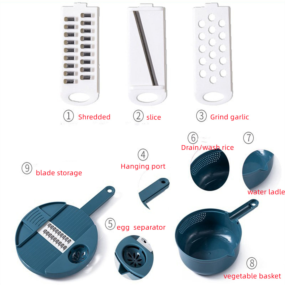 Vegetable Cutter 12 in 1 Multifunctional Salad Utensils Chopper