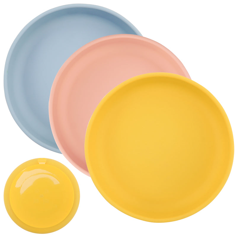 Children's round food Plates