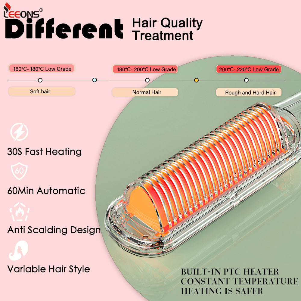 Hair Straightener Brush/Comb