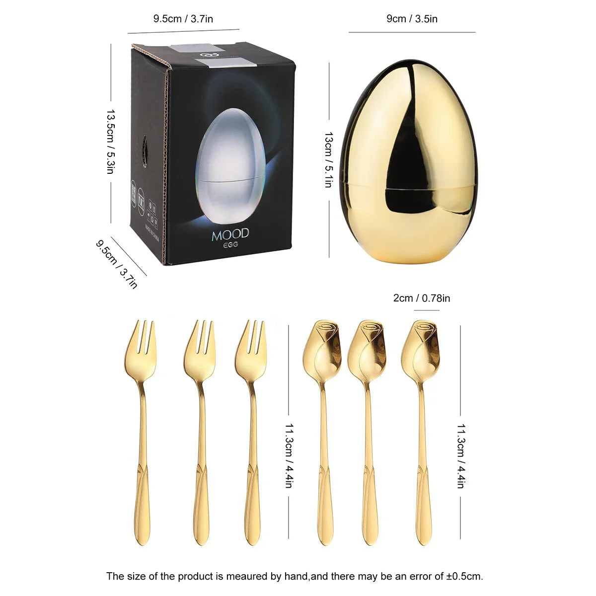 Stainless Steel Spoon and Fork Set