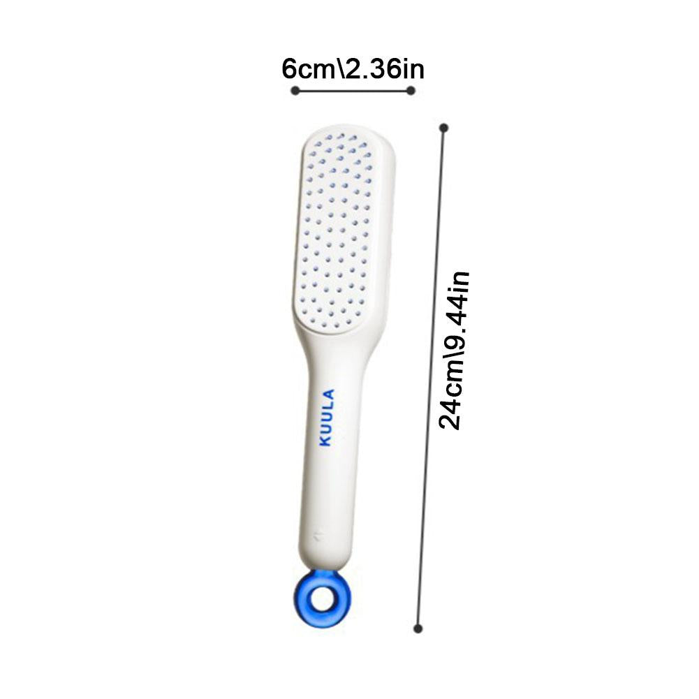 Self cleaning Hair Brush Anti-static Massage Comb For Women Smooth Hair Self Cleaning Hair Brush