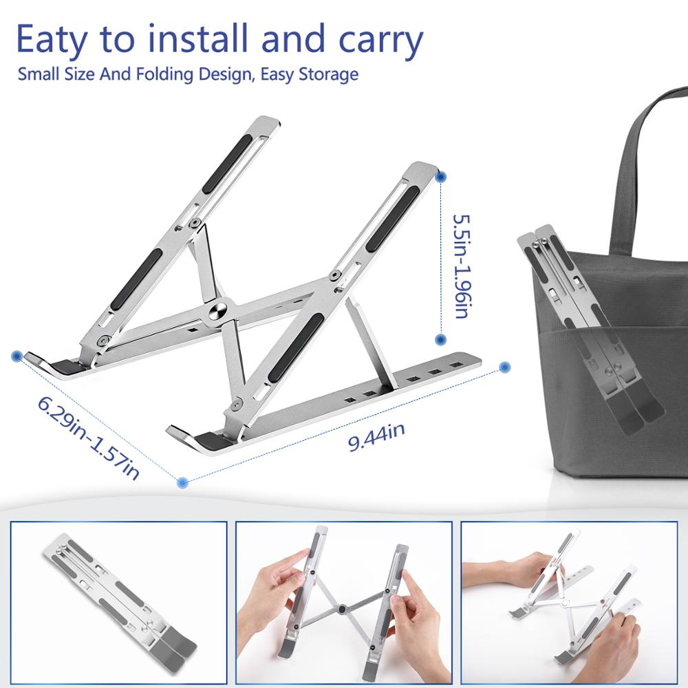 PORTABLE ALUMINUM LAPTOP STAND